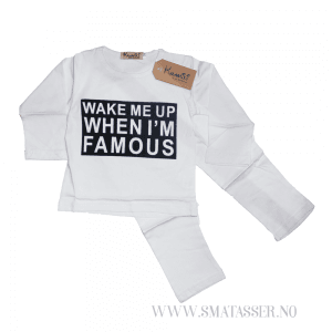 Wake me up when Im famous - sett