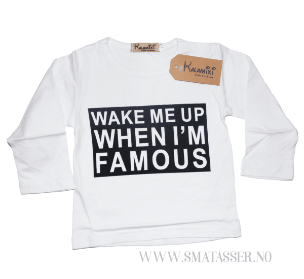 Wake me up when Im famous - sett