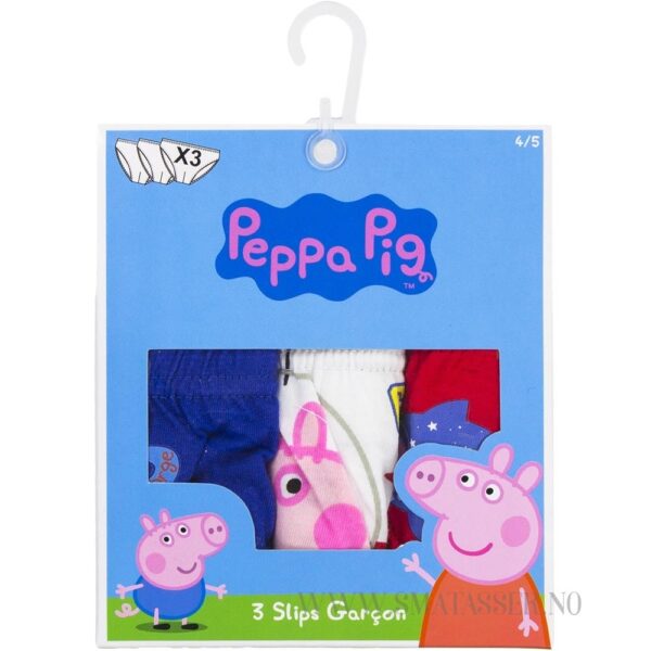 Peppa Gris underbukser 3 pakning