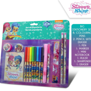 Shimmer & Shine skrivesett, 16 deler