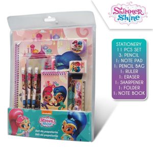 Shimmer & Shine skrivesett, 11 deler