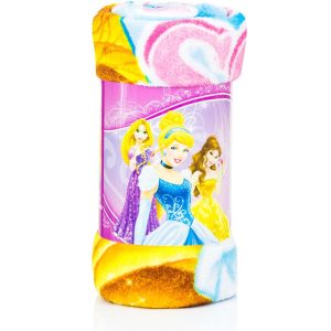 Fleeceteppe Disney Prinsesser