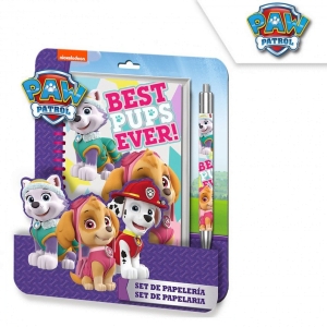 Paw Patrol skrivesett, 2 deler