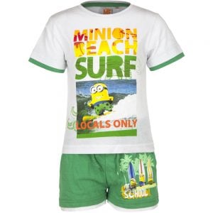 T-skjorte & shorts sett - Minions - Minion beach surf