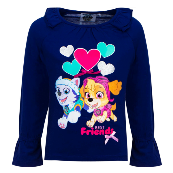 PawPatrol rysjegenser Best Friends blå