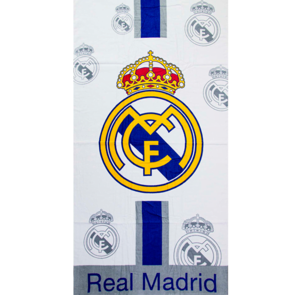 Real Madrid badehåndkle hvit