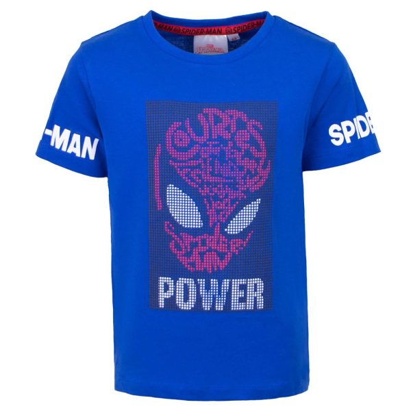 Spiderman t-skjorte blå