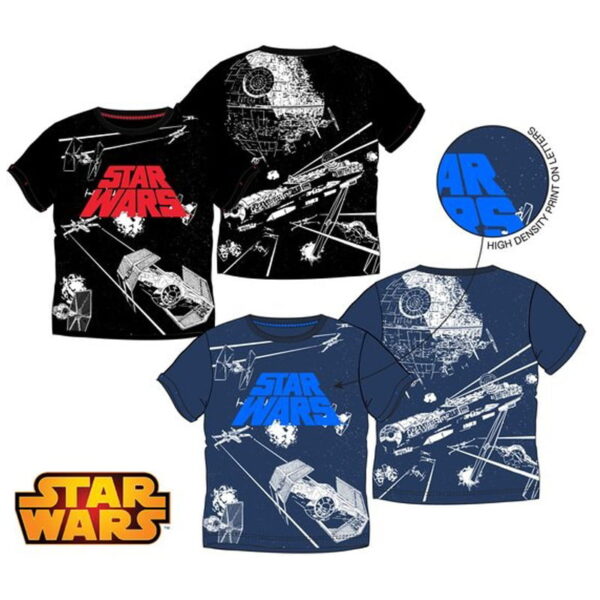 Star Wars t-skjorter blå og svart