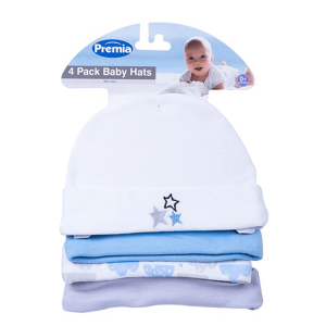 Babylue stjerner 4 pakning blå
