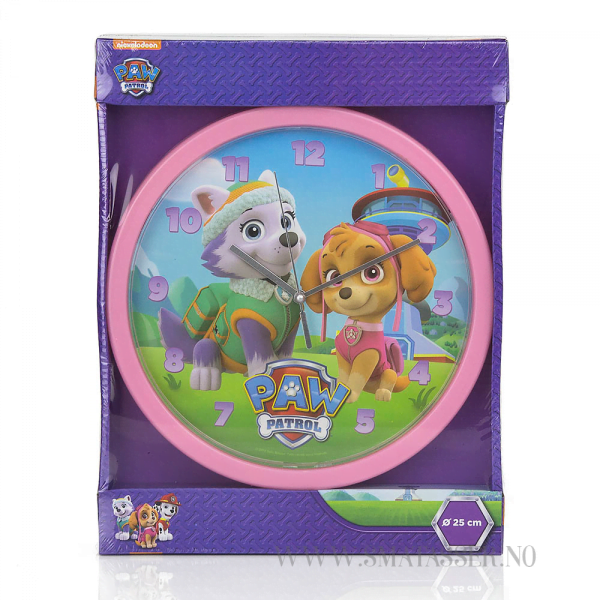 paw patrol veggklokke skye everest